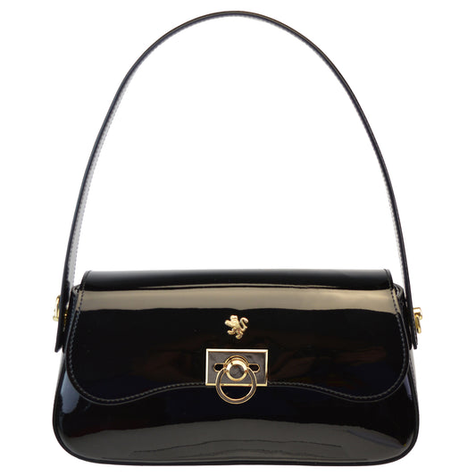 Pratesi Castellina Italian Handbag in Patent Leather