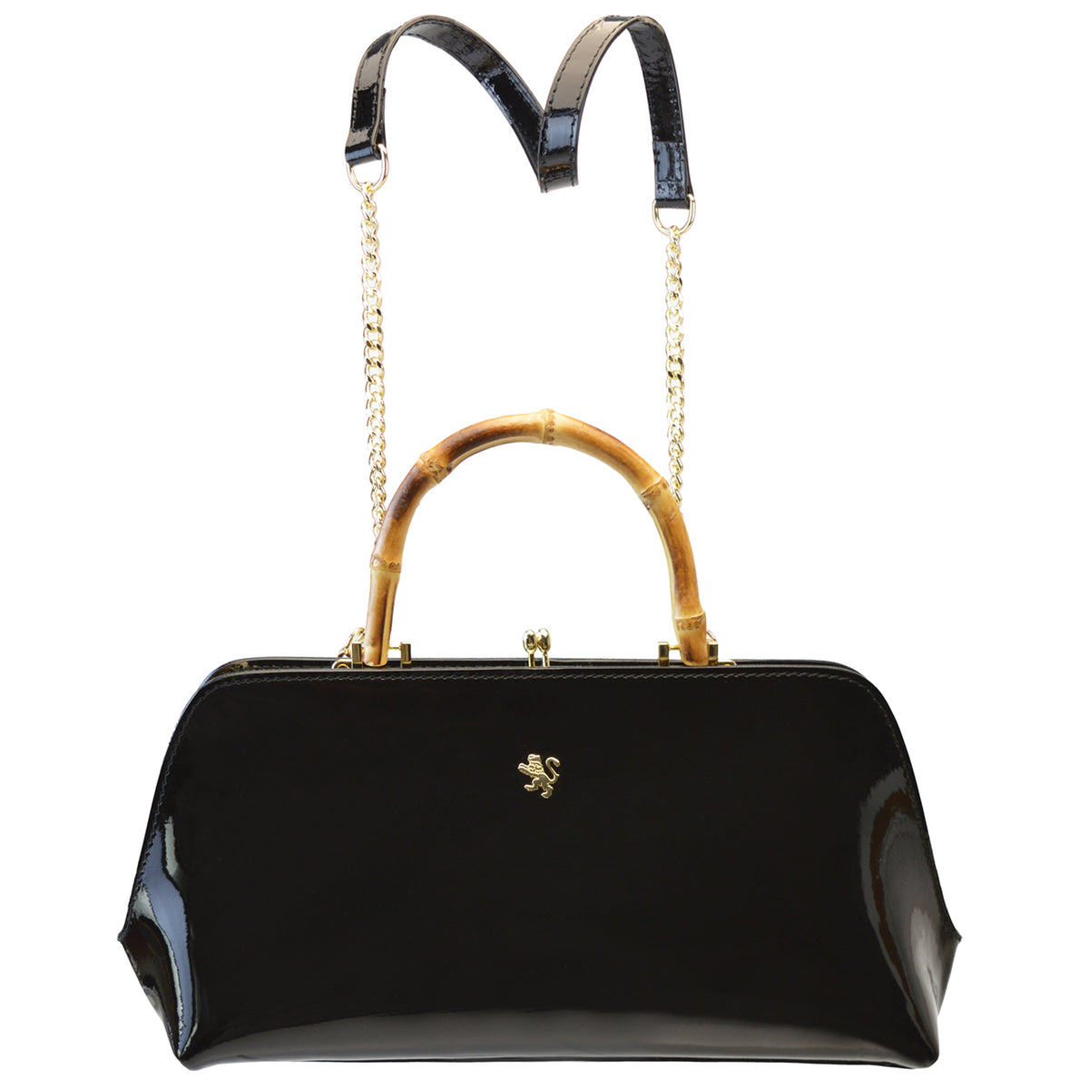 Pratesi Candeli Lux Handbag V565/27 in patent calfskin - cgpt2