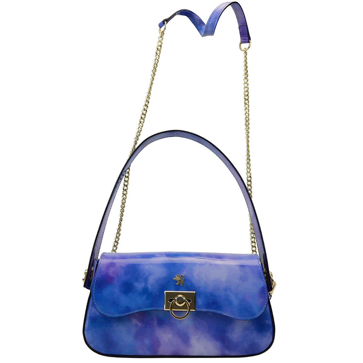 Pratesi Castellina V368/CH bag in Fusion patent calfskin - Fusion Patent sky blue - cgpt2