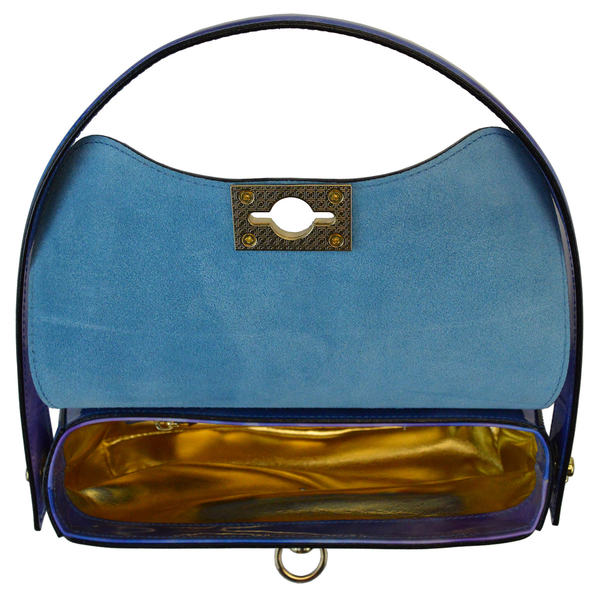 Pratesi Castellina V368/CH bag in Fusion patent calfskin - Fusion Patent sky blue - cgpt2