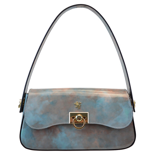 Pratesi Lady Brunelleschi Bag in cow leather - Radica Sky Blue - cgpt2