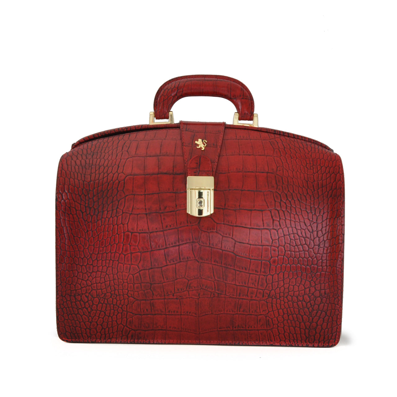 Pratesi Brunelleschi Small King Briefcase in genuine Italian leather