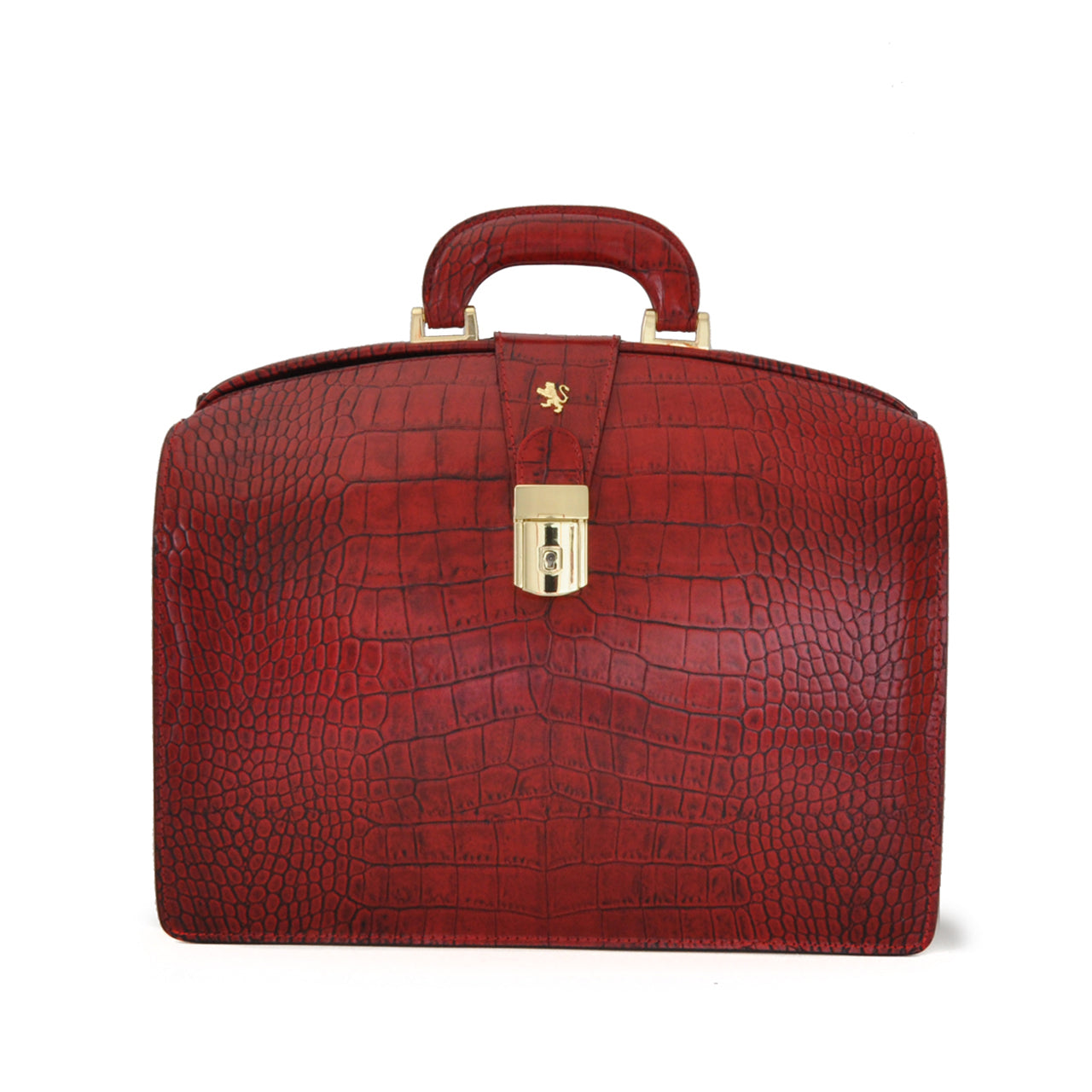 Pratesi Brunelleschi Small King Briefcase in genuine Italian leather - SZN