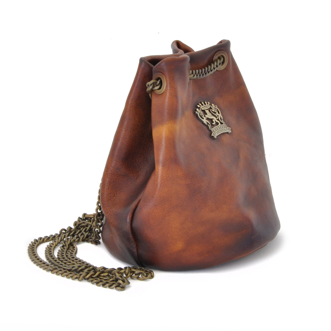 Pratesi Pienza Bag in genuine Italian leather - Vegetable Tanned Italian Leather Emerald