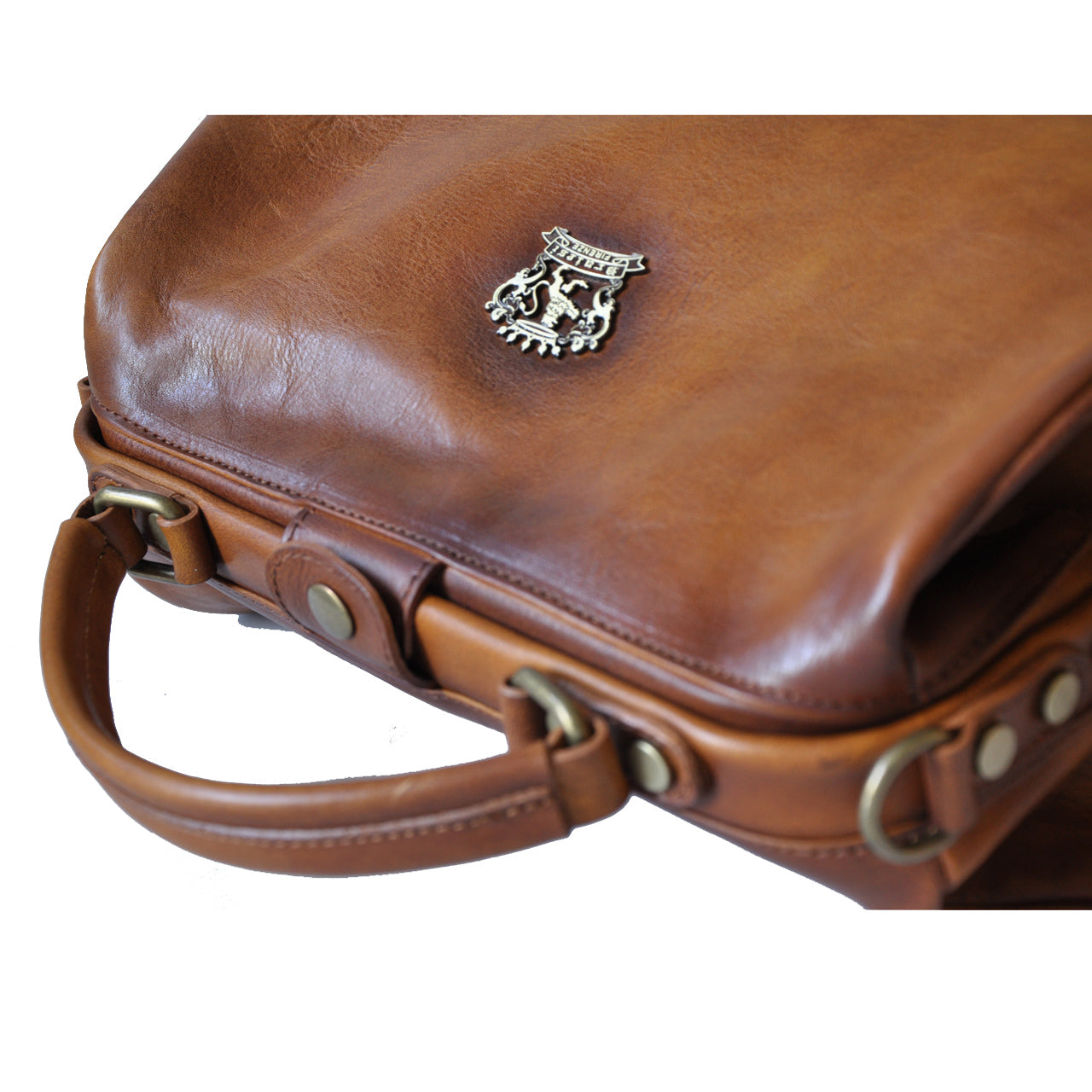 Pratesi Woman Bag Monteriggioni in genuine Italian leather - Vegetable Tanned Italian Leather Brown