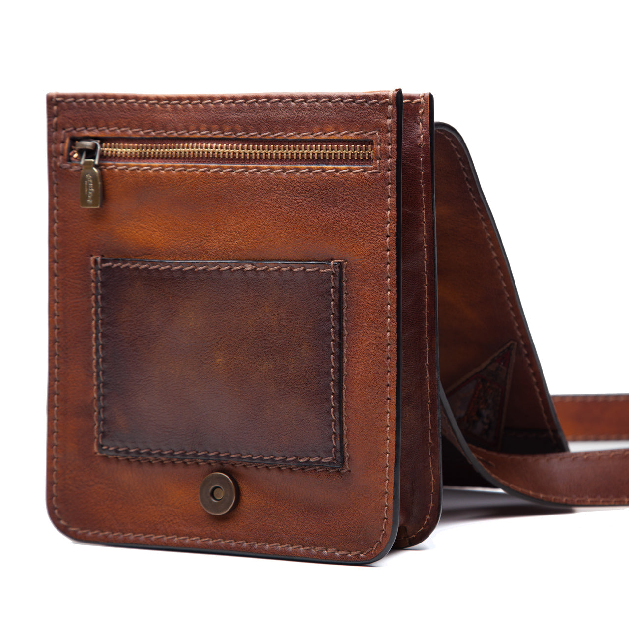 Pratesi Messanger Mini Bag in genuine Italian leather