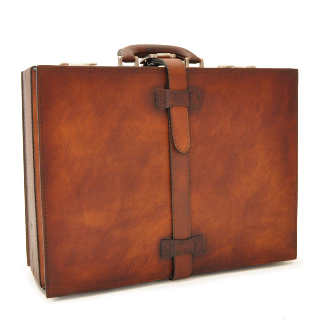 Pratesi Briefcase Taormina in genuine Italian leather - SZN