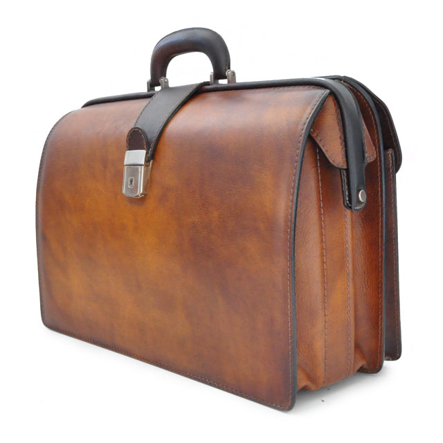 Pratesi Briefcase Leonardo in genuine Italian leather - SZN