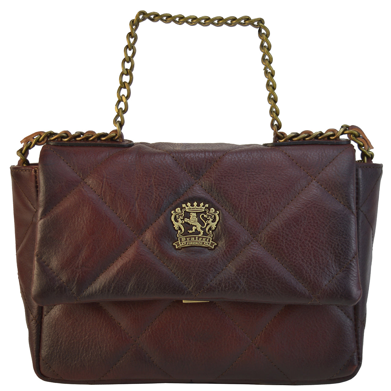 Pratesi Torrita di Siena Ladybag B448 - 식물성 무두질 이탈리아 가죽 키안티