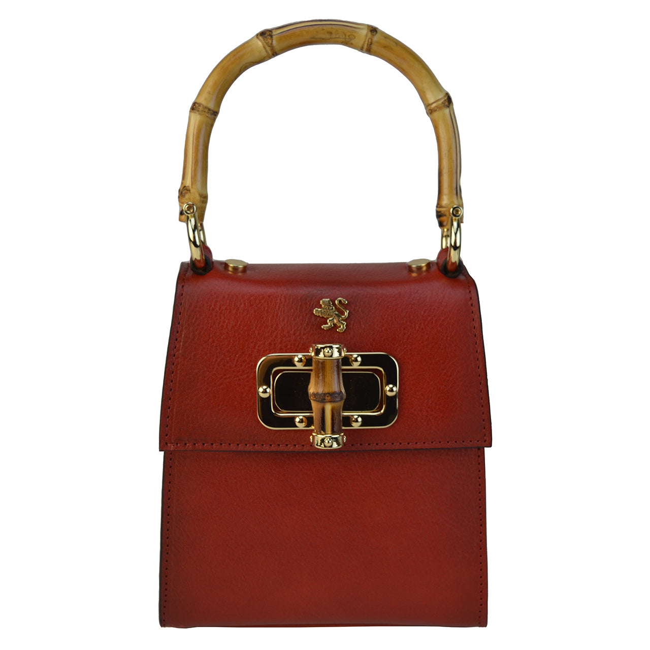 Pratesi Castalia Lady Bag en véritable cuir italien - Cuir italien au tannage végétal Cerise