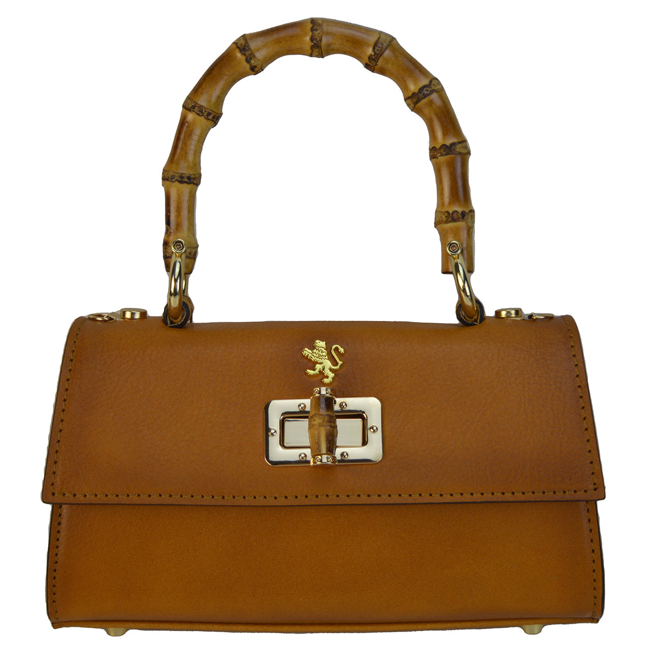 Pratesi Castalia Lady Bag en véritable cuir italien - Castalia Cognac