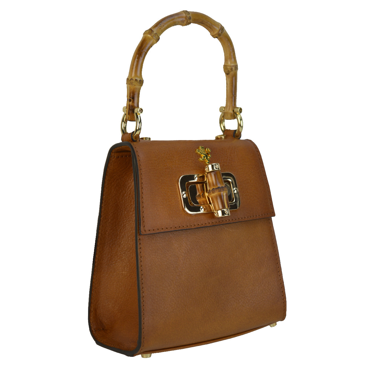 Pratesi Castalia Lady Bag in genuine Italian leather - Vegetable Tanned Italian Leather Brown