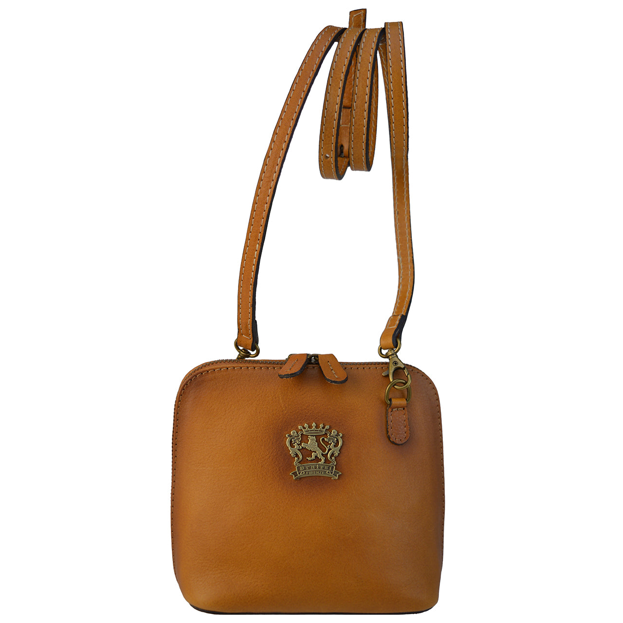 Pratesi Bag Volterra in genuine Italian leather - Vegetable Tanned Italian Leather Mustard - SZN