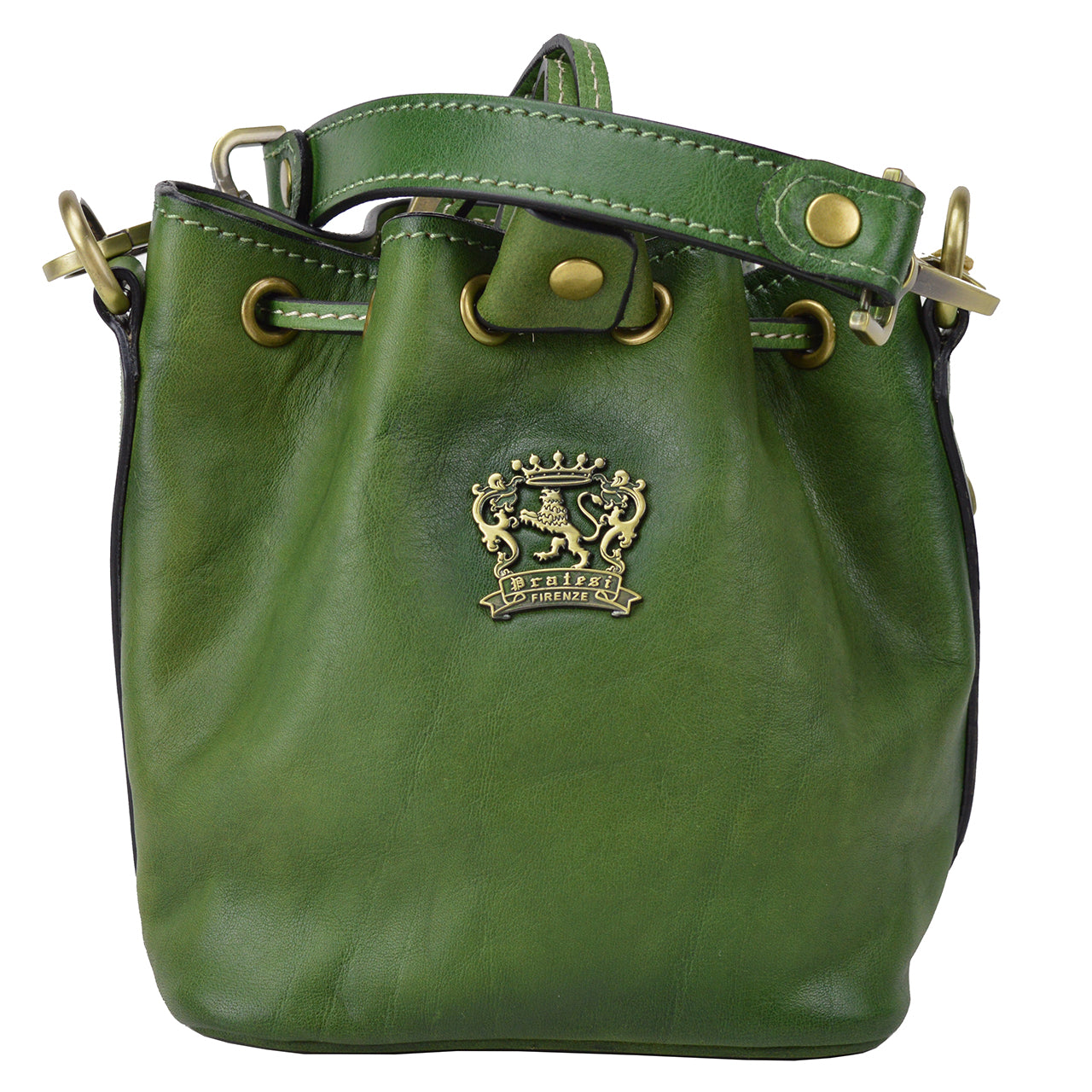 Pratesi Sorano Small Woman Bag in genuine Italian leather - Sorano Emerald - SZN