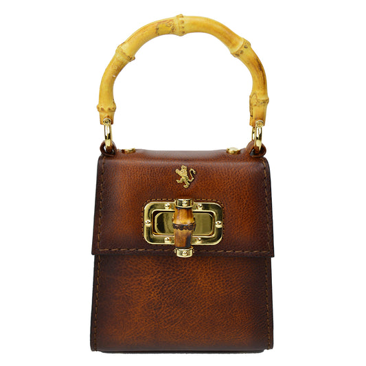 Pratesi Castalia Lady Bag en véritable cuir italien - Cuir italien au tannage végétal Marron