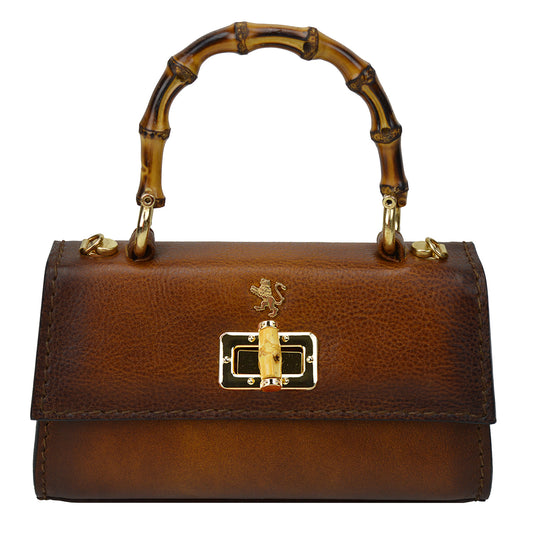 Pratesi Castalia Lady Bag in genuine Italian leather - Castalia Brown