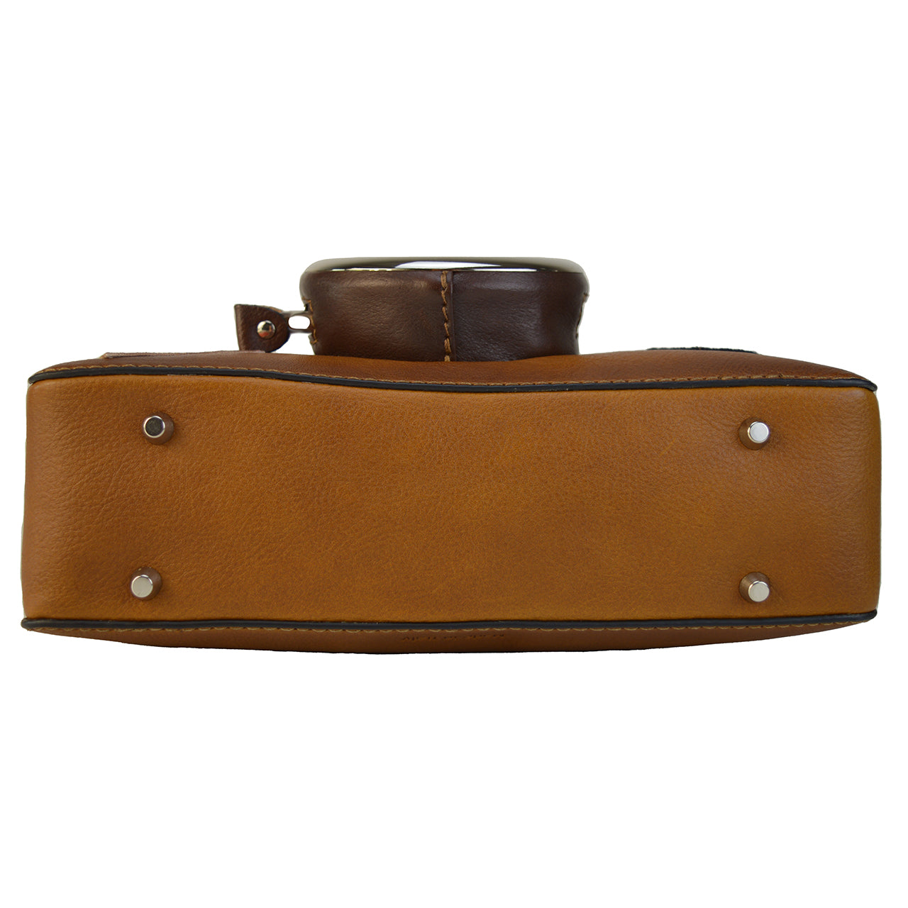 Pratesi Photocamera Bruce Bag in genuine Italian leather - Vegetable Tanned Italian Leather Brown