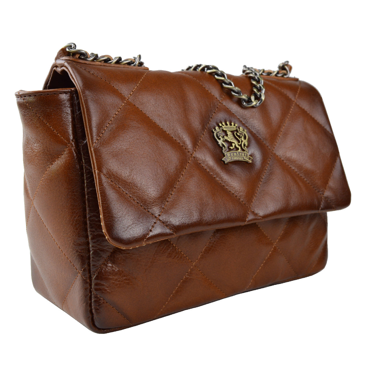 Pratesi Torrita di Siena Ladybag B448 - Cuero italiano curtido vegetal Chianti