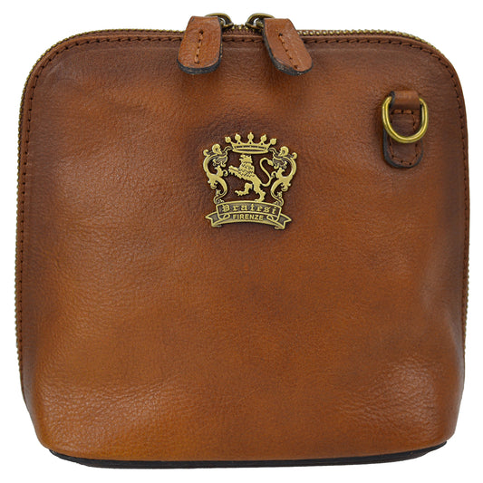 Pratesi Bag Volterra in genuine Italian leather - Vegetable Tanned Italian Leather Brown - SZN