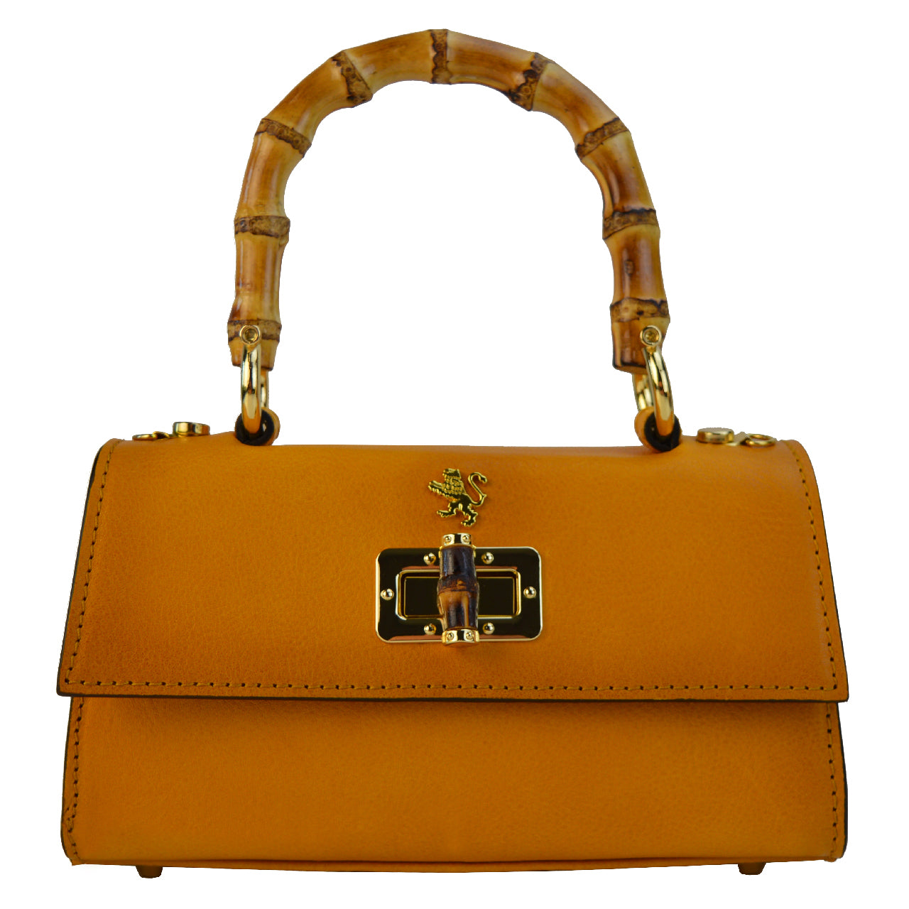 Pratesi Castalia Lady Bag in genuine Italian leather - Castalia Mustard