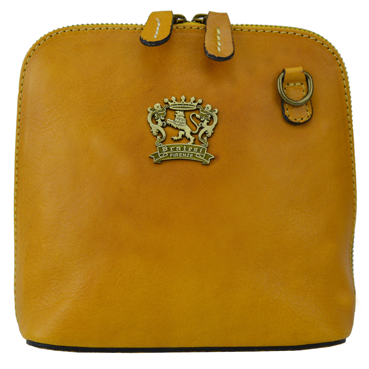 Pratesi Bag Volterra in genuine Italian leather - Vegetable Tanned Italian Leather Mustard - SZN