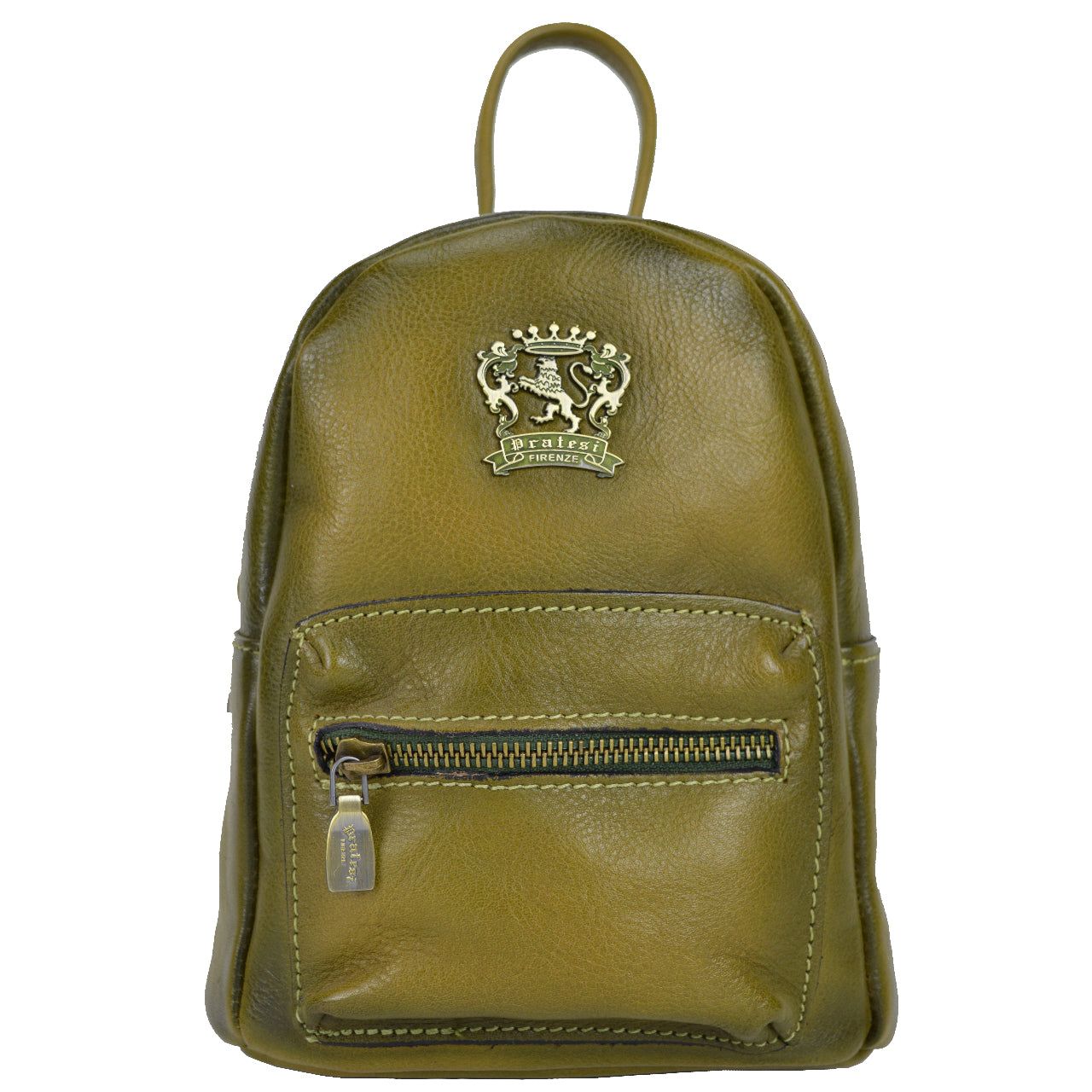 Pratesi Montegiovi Backpack in genuine Italian leather - Montegiovi Backpack B186 Dark Green - SZN