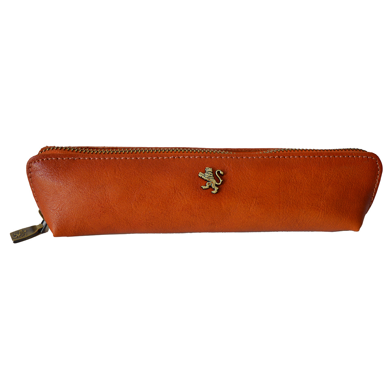 Pratesi Pencilcase in genuine Italian leather 097 - Pencilcase 097 Orange - SZN