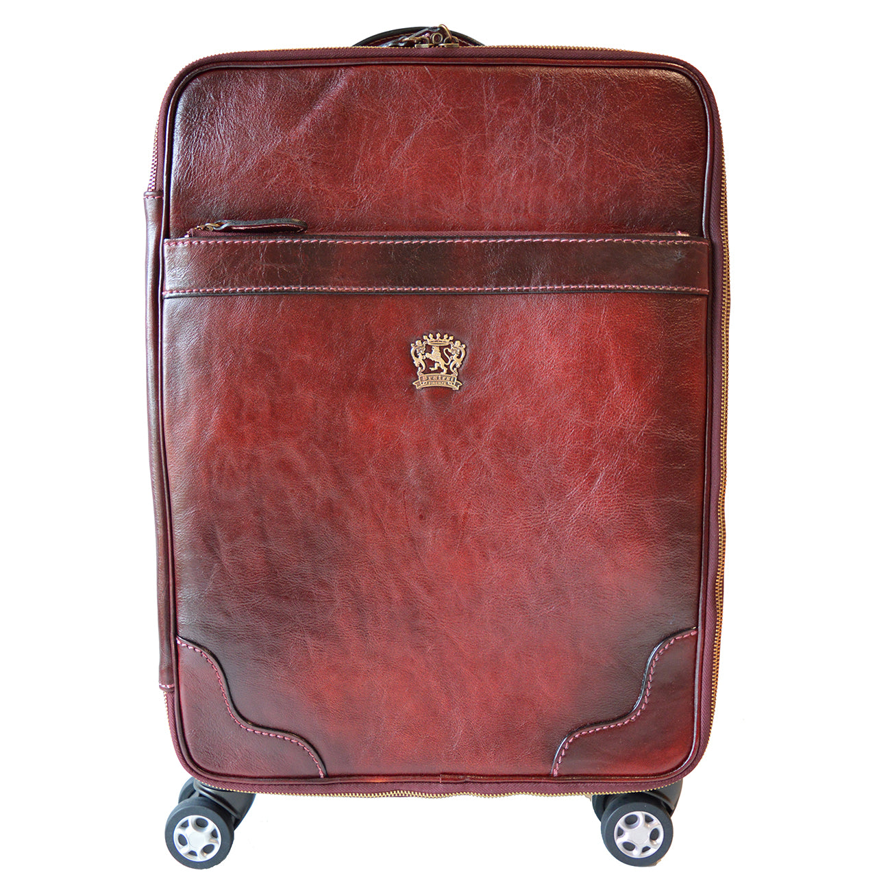 Pratesi INTERCONTINENTAL Trolley in genuine Italian leather - INTERCONTINENTAL B275 Chianti - SZN