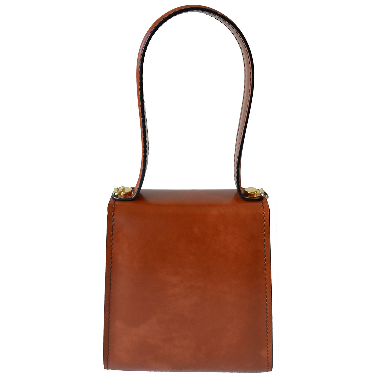 Pratesi Artemisia Small Lady Bag in genuine Italian leather - Artemisia Brunelleschi Marrone