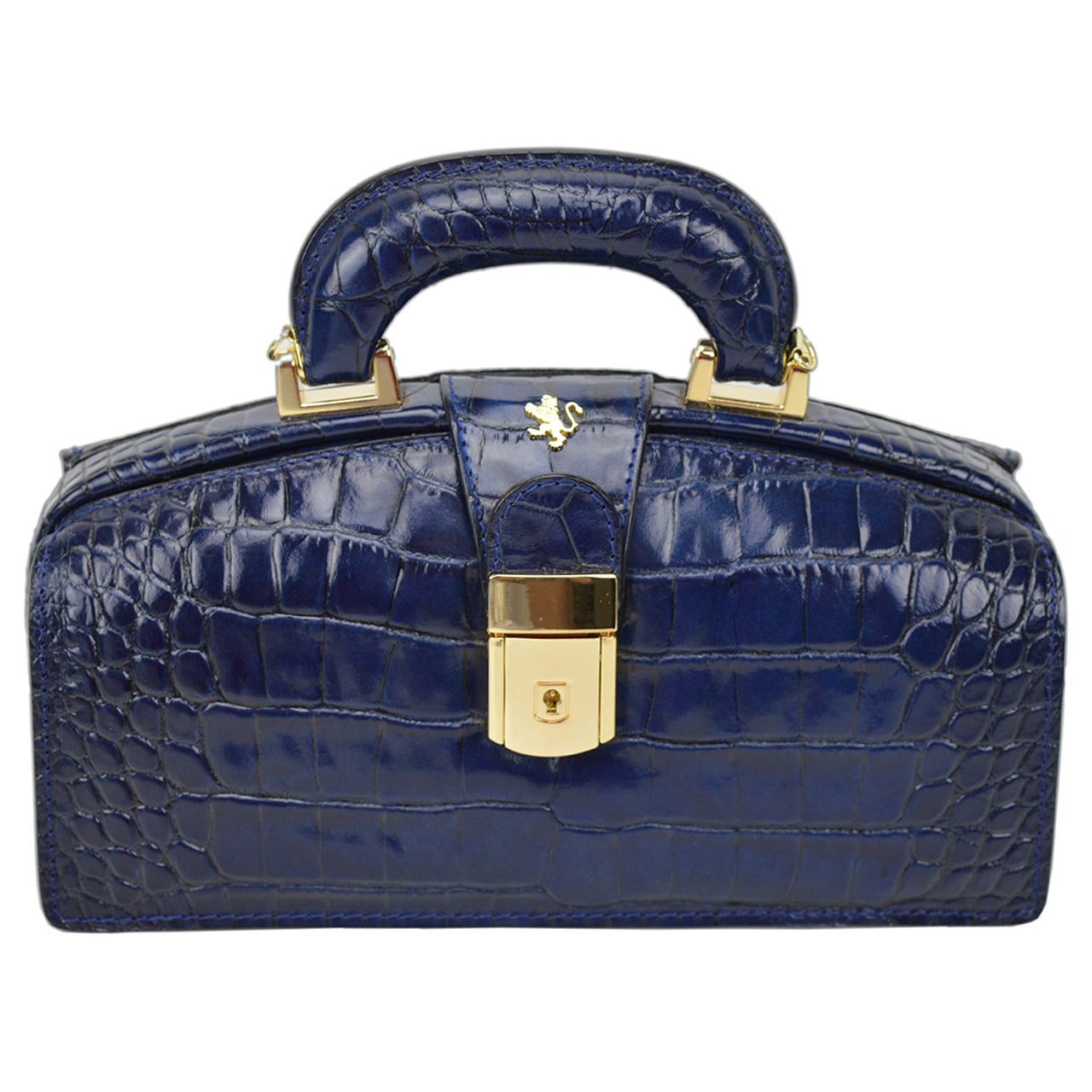 Sac Pratesi Lady Brunelleschi King Woman en véritable cuir italien - Lady Brunelleschi King Woman Bag Bleu