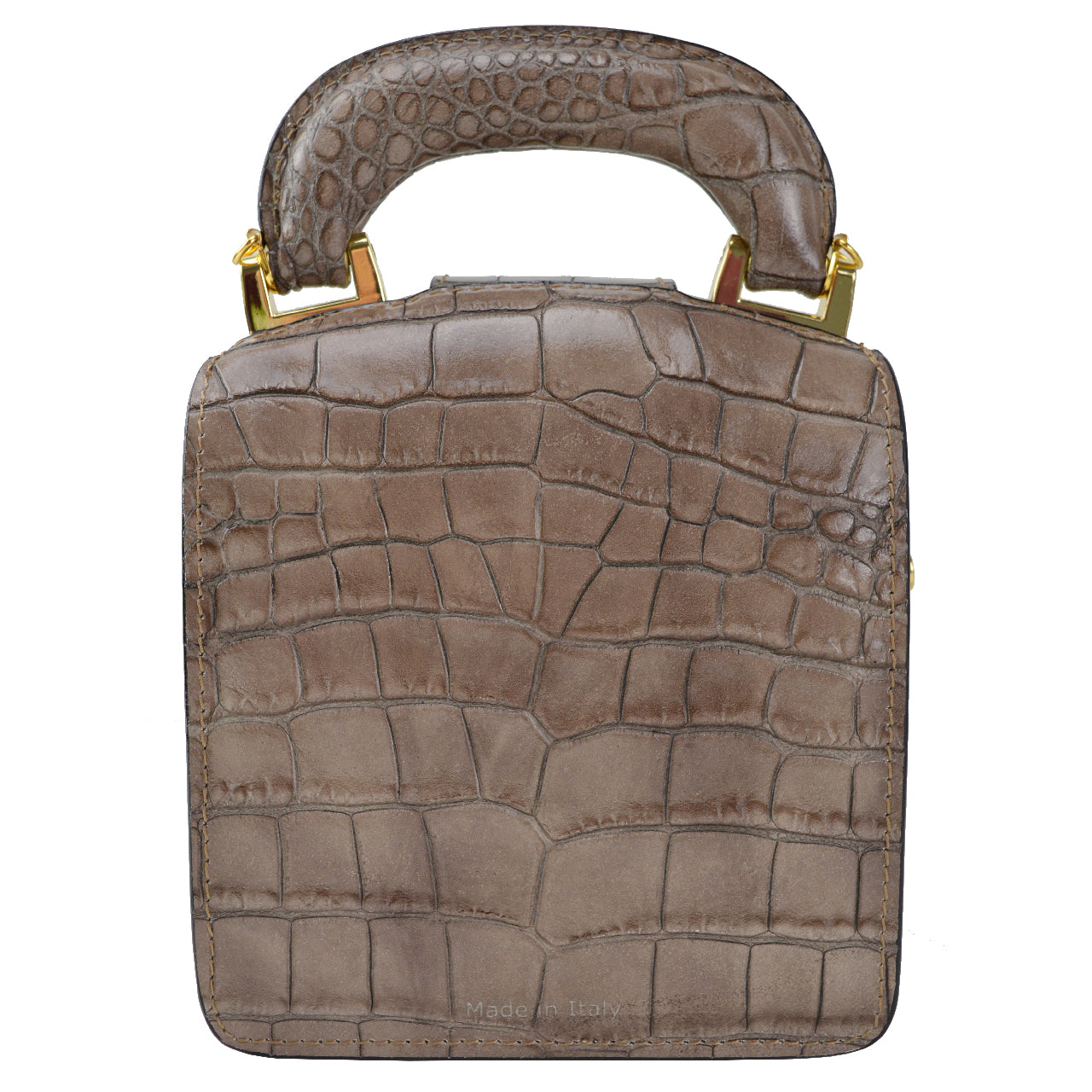 Pratesi Brunelleschi Handbag in genuine Italian leather - Brunelleschi Cognac