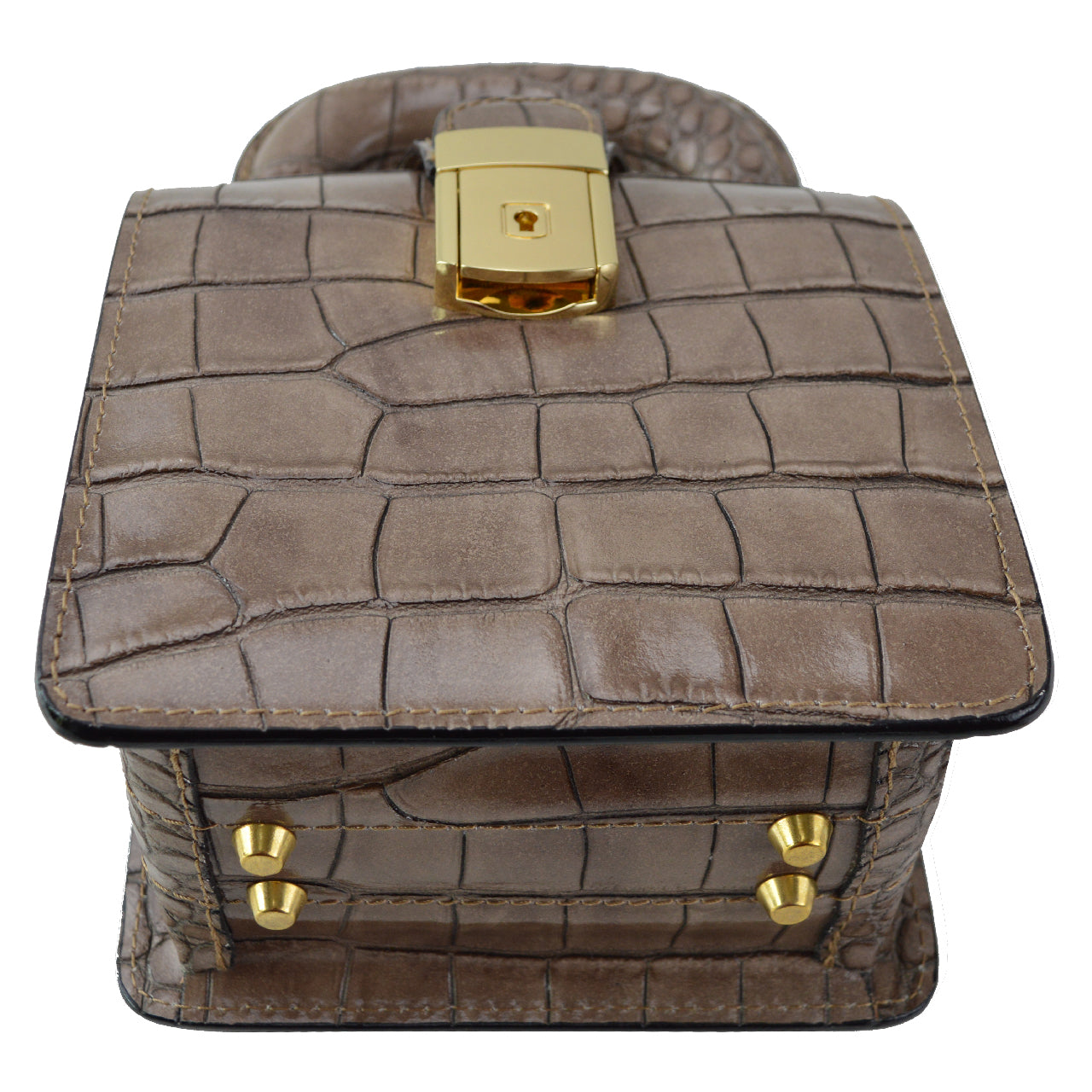 Pratesi Brunelleschi Handbag in genuine Italian leather - Brunelleschi Grey