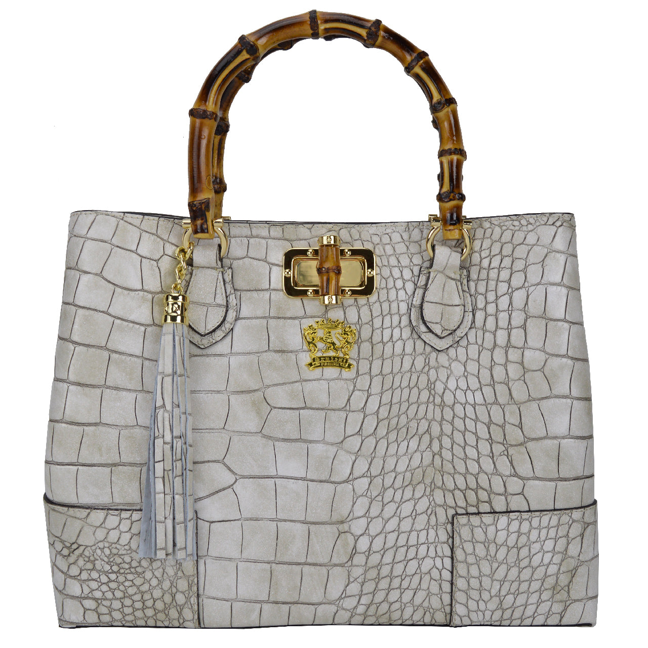 Pratesi Sarteano Shoulder Bag in genuine Italian leather K291 - Sarteano K291 White - SZN