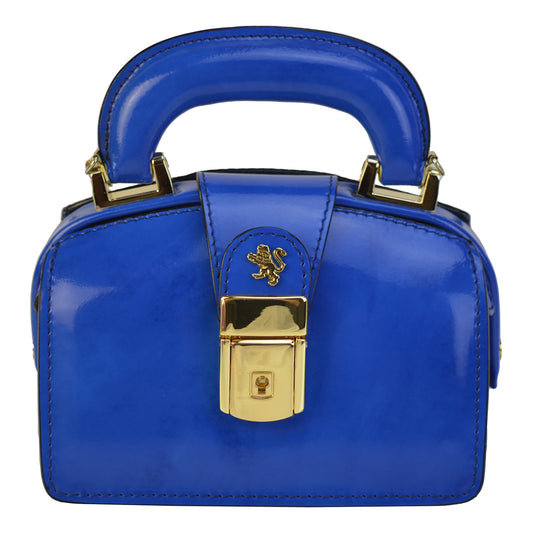 이탈리아 정품 가죽 소재의 Pratesi Lady 18 Brunelleschi - Brunelleschi Leather Electric Blue