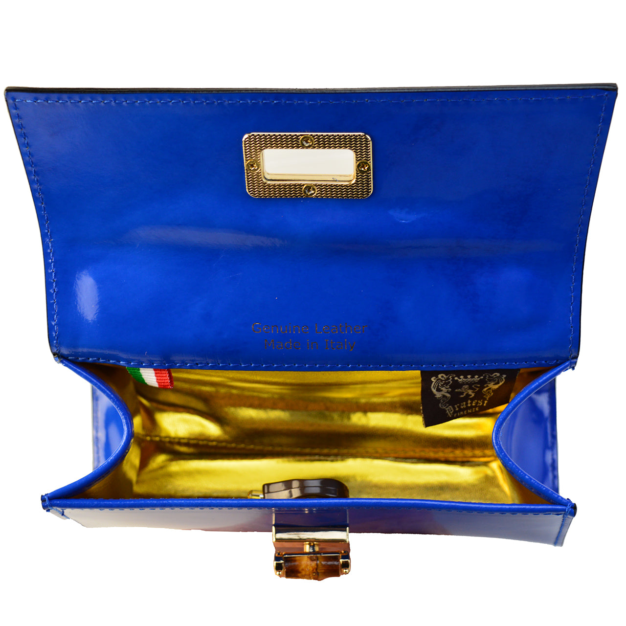 Pratesi Castalia Lady Bag in genuine Italian leather - Castalia Mustard