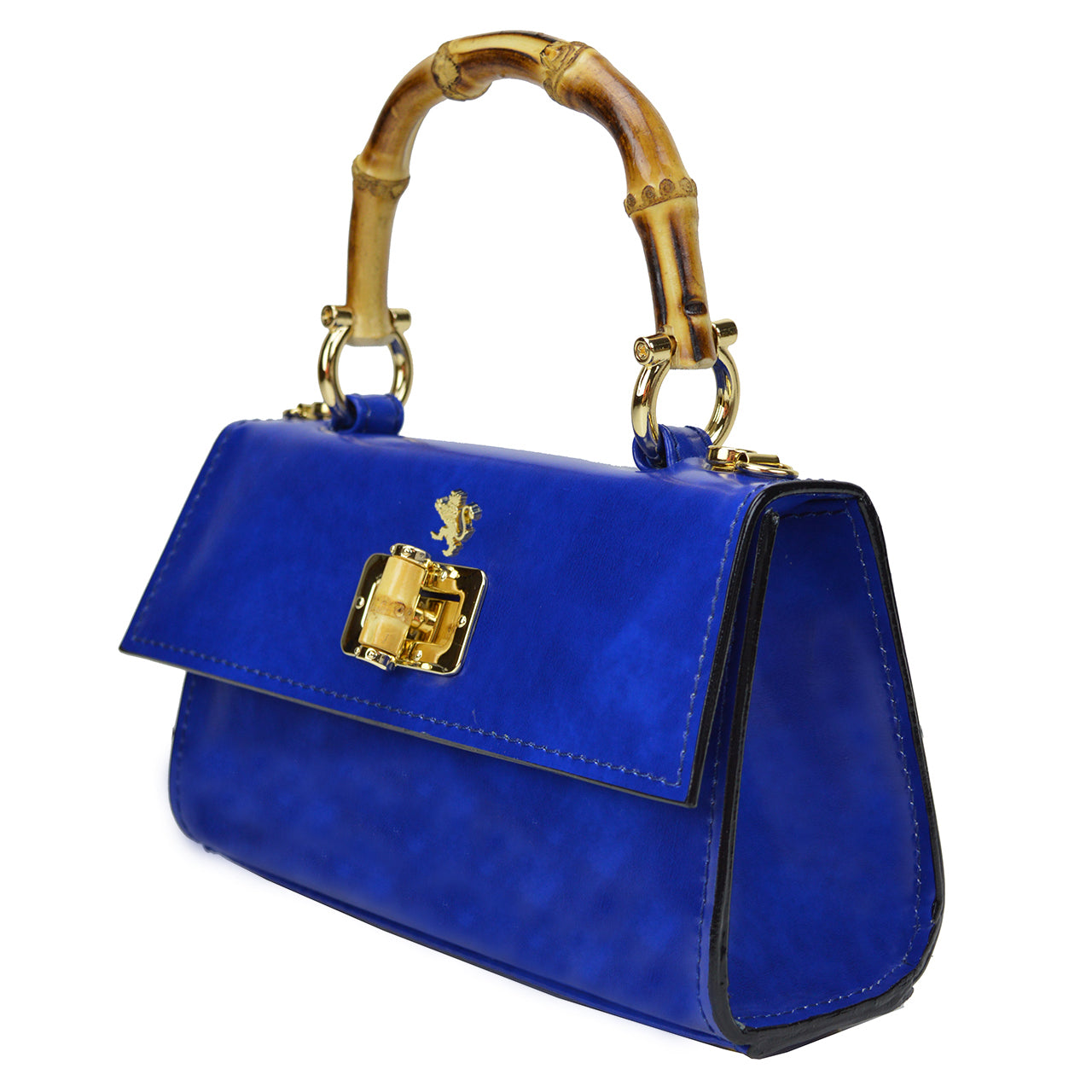 Sac Pratesi Castalia Lady en véritable cuir italien - Brunelleschi Leather Fuxia