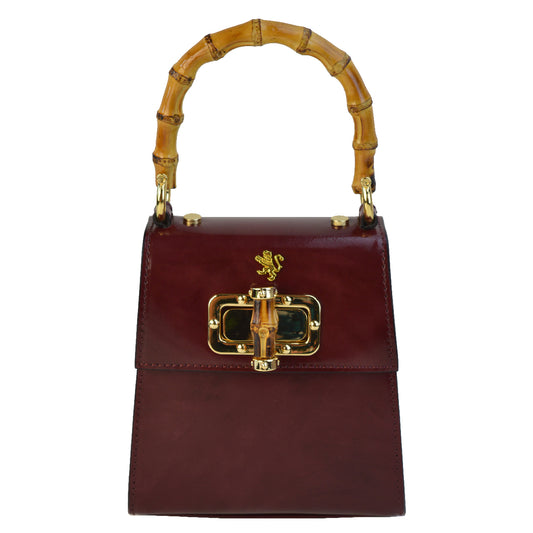 Pratesi Castalia Lady Bag in genuine Italian leather - Castalia Chianti