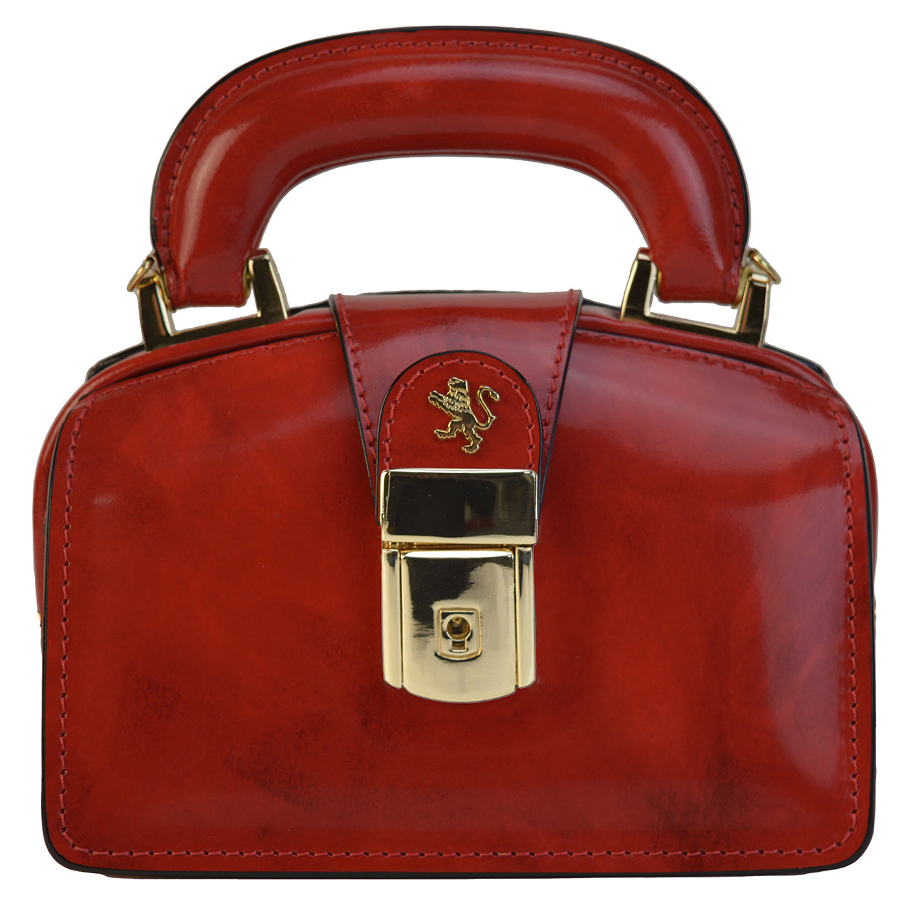 Pratesi Lady 18 Brunelleschi en véritable cuir italien - Brunelleschi Leather Cherry