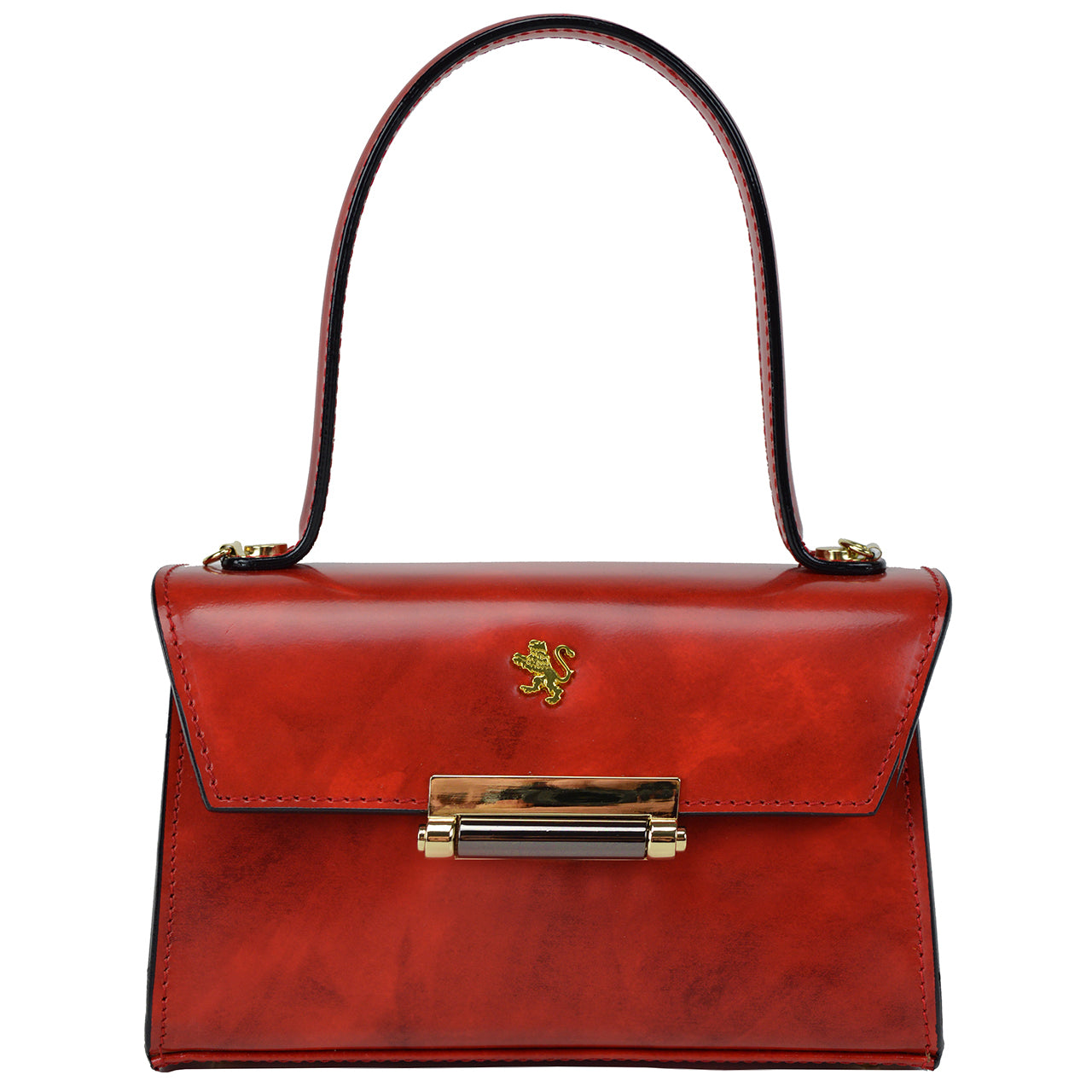 Pratesi Miss Impruneta R146 Lady Bag en véritable cuir italien - Miss Impruneta R146 Cerise