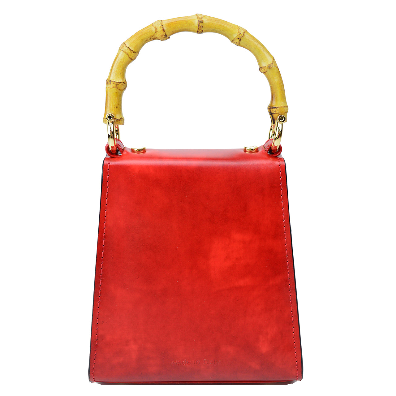 Pratesi Castalia Lady Bag in genuine Italian leather - Castalia Cherry