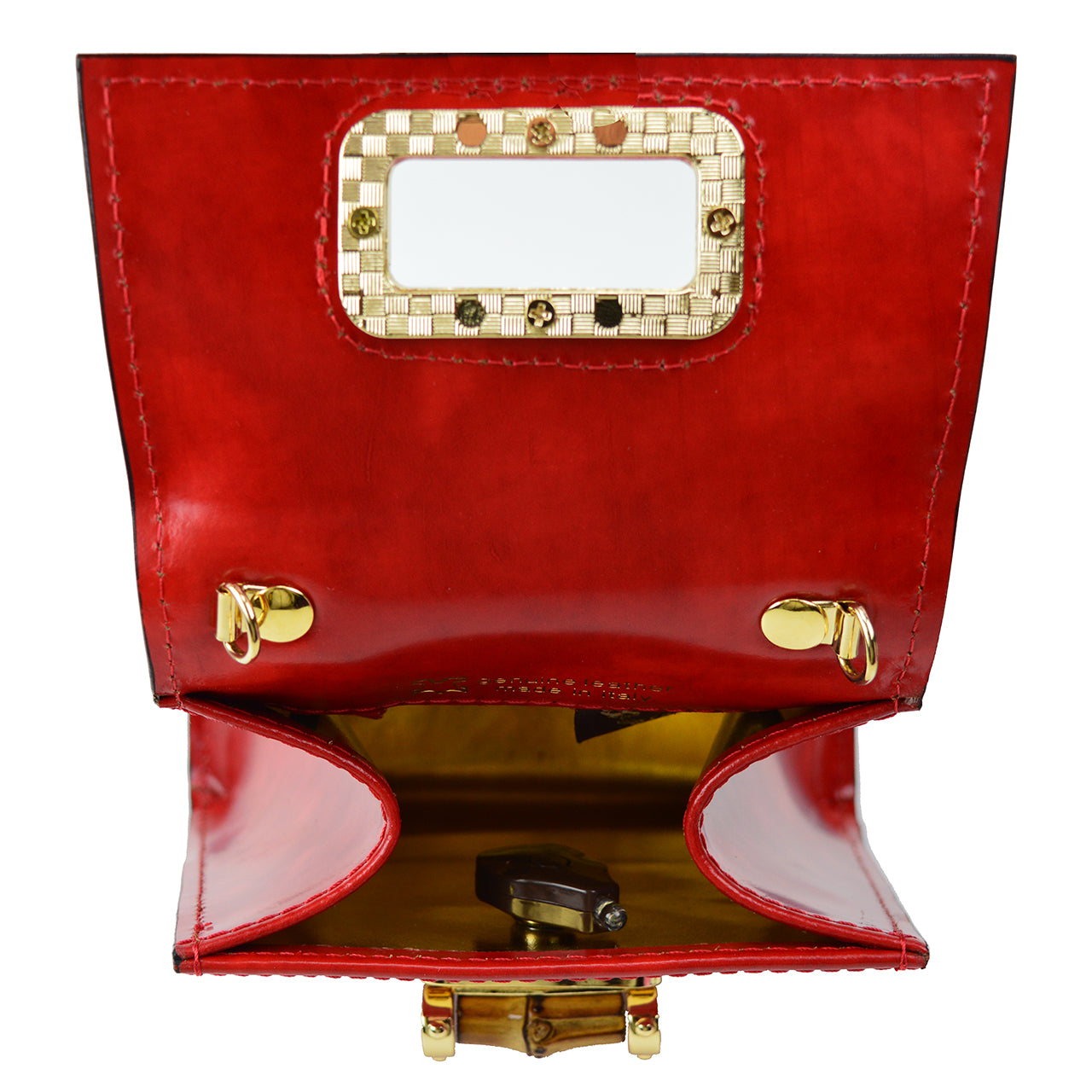 Pratesi Castalia Lady Bag in genuine Italian leather - Castalia Chianti