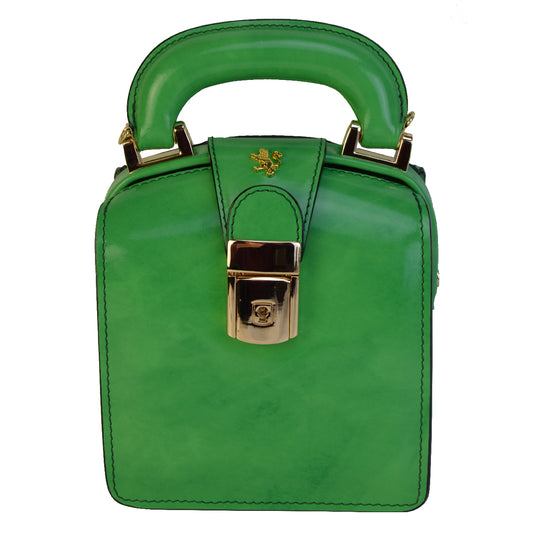 Pratesi Brunelleschi イタリアンレザー製ハンドバッグ - Brunelleschi Leather Emerald