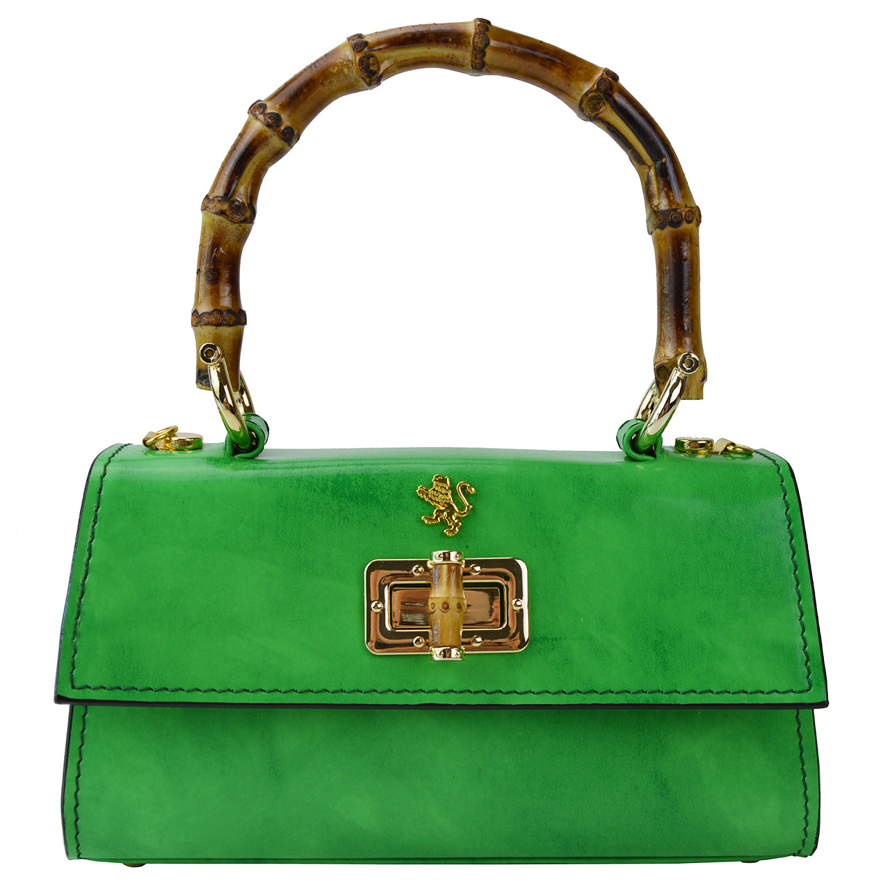 Pratesi Castalia Lady Bag in genuine Italian leather - Castalia Emerald