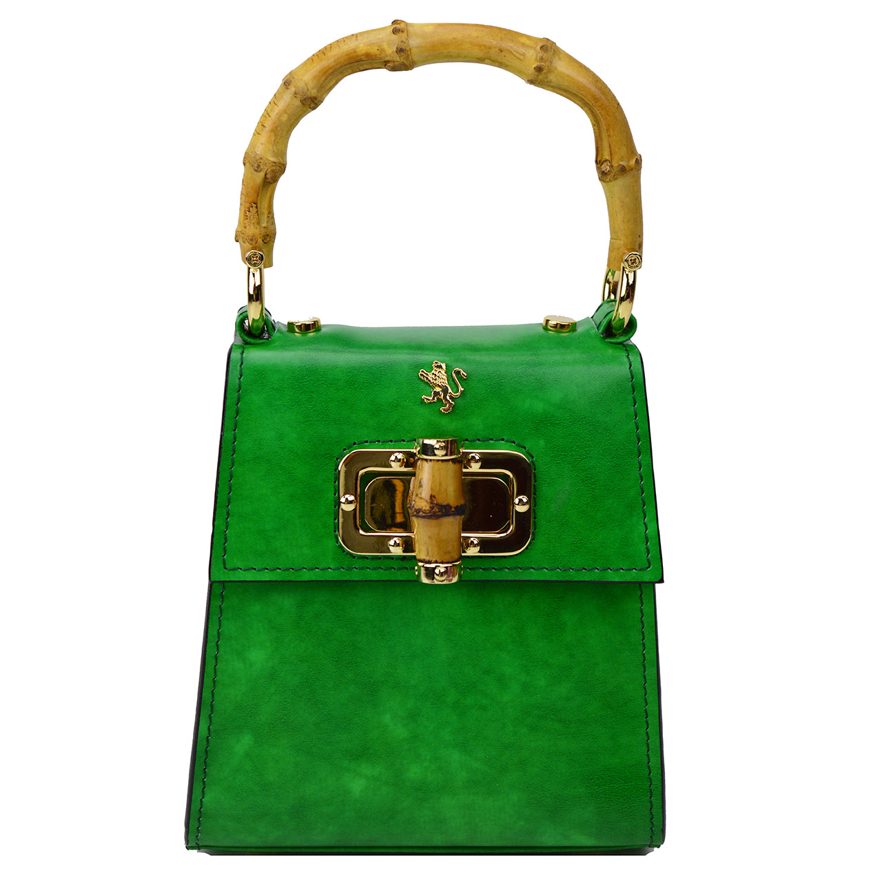 Pratesi Castalia Lady Bag en véritable cuir italien - Castalia Emerald