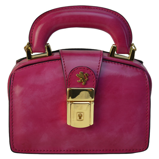 Pratesi Lady 18 Brunelleschi en véritable cuir italien - Brunelleschi Leather Fuxia