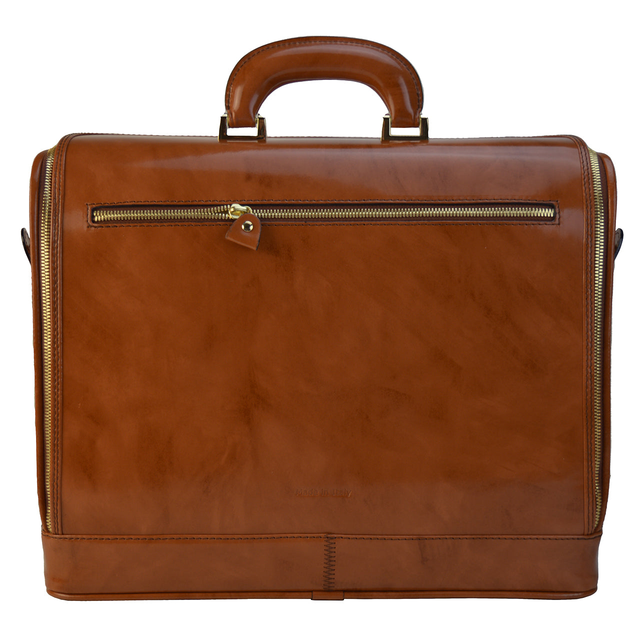 Pratesi Raffaello Laptop Bag 15 in genuine Italian leather - Brunelleschi Leather Pink