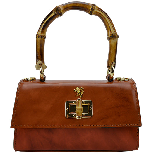 Pratesi Castalia Lady Bag in genuine Italian leather - Castalia Brown