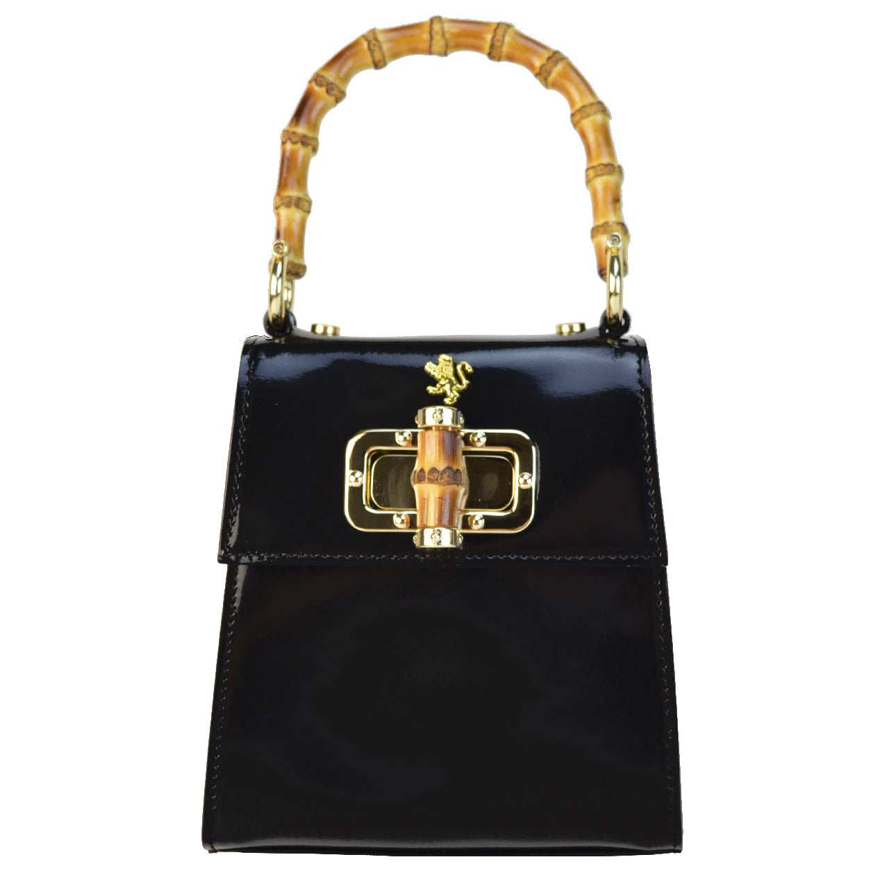 Pratesi Castalia Lady Bag in genuine Italian leather - Brunelleschi Leather Black