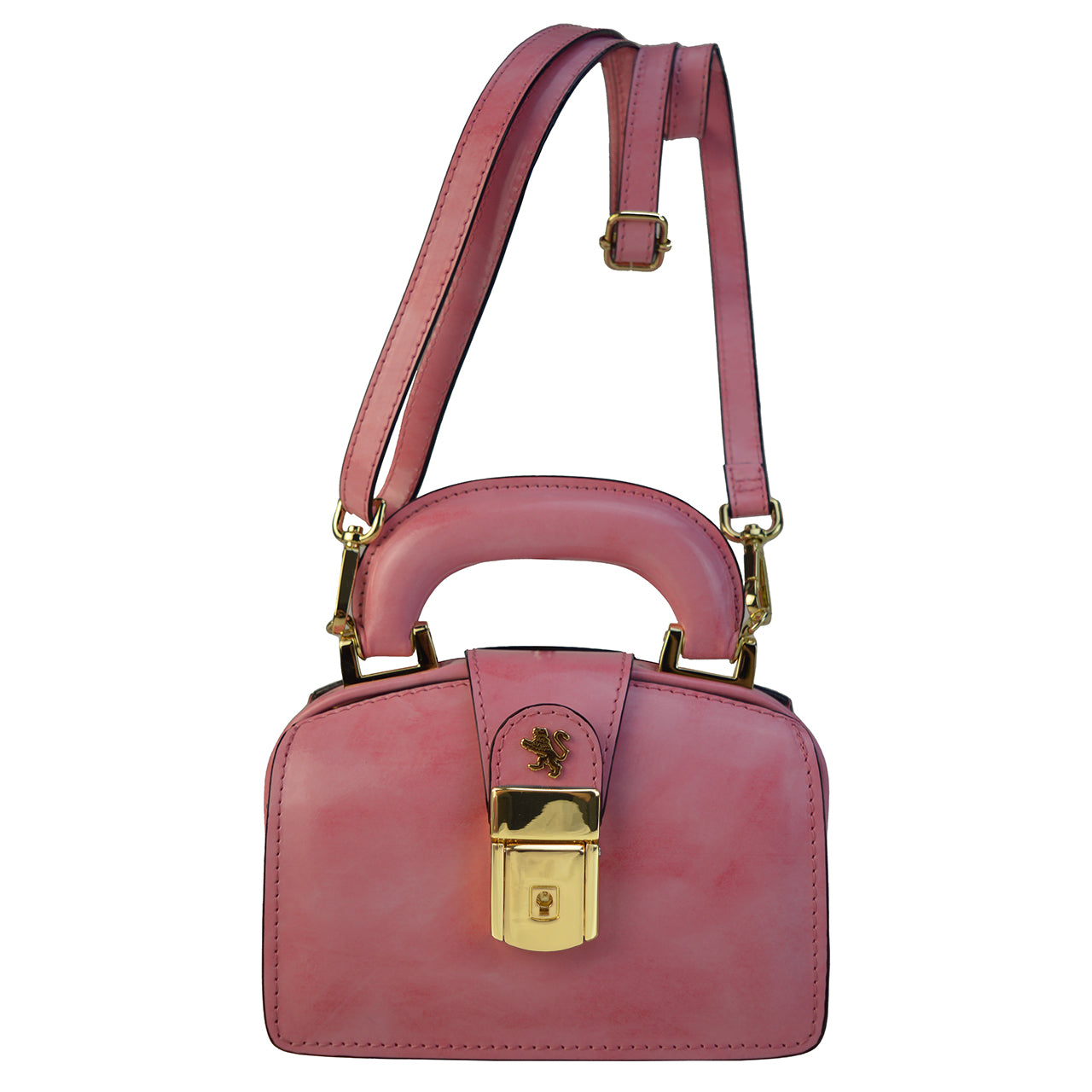 Pratesi Lady 18 Brunelleschi in genuine Italian leather - Brunelleschi Leather Pink