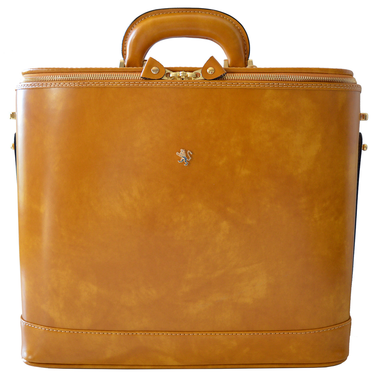 Pratesi Raffaello Laptop Bag 15 in genuine Italian leather - Brunelleschi Leather Mustard - SZN